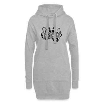Heiligenhafen Octo Deep Dive Design - Hoodie-Kleid - Grau meliert - Vorne