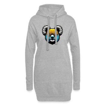 Koala - Hoodie-Kleid - Grau meliert - Vorne