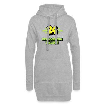 Klagendes Périgordin - Hoodie-Kleid - Grau meliert - Vorne