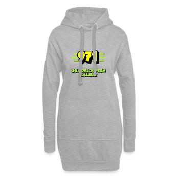 Nörgler aus Guadeloupe - Hoodie-Kleid - Grau meliert - Vorne