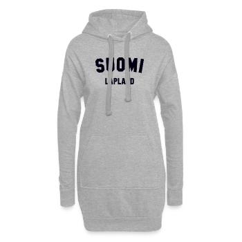 LAPLAND Suomi Laponie Finlande - Sweat-shirt à capuche long Femme - gris chiné - Devant