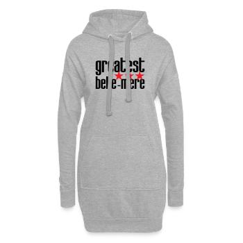 Meilleure Belle-Mère du Monde - Sweat-shirt à capuche long Femme - gris chiné - Devant