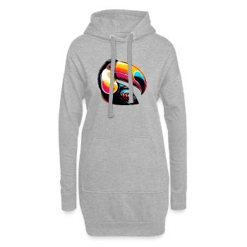 Tukan - Hoodie-Kleid - Grau meliert - Vorne