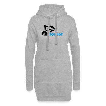 Pierrot - Hoodie-Kleid - Grau meliert - Vorne