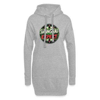 Darts Shanghai Finish Fun - Hoodie-Kleid - Grau meliert - Vorne