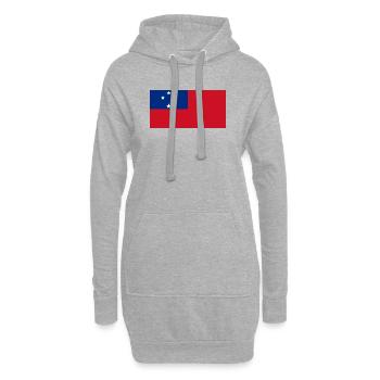 Samoa - Hoodie-Kleid - Grau meliert - Vorne