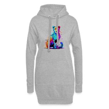 Gepard - Hoodie-Kleid - Grau meliert - Vorne