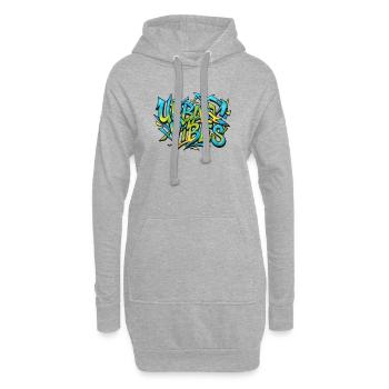 Urban Vibes - Hoodie-Kleid - Grau meliert - Vorne