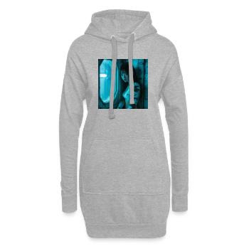 N-dless Nights : Au fin fond de l’espace - Sweat-shirt à capuche long Femme - gris chiné - Devant