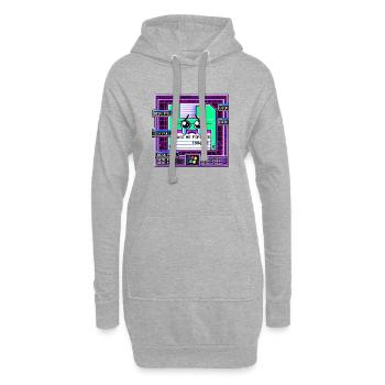 Floppy Neon Cry 1994 - Hoodie-Kleid - Grau meliert - Vorne