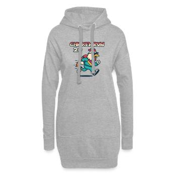 Chicken Run 2.0 Abenteuer-Tee - Hoodie-Kleid - Grau meliert - Vorne