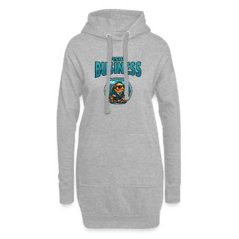 Le commerce de la pêche à l’aquarium - Sweat-shirt à capuche long Femme - gris chiné - Devant