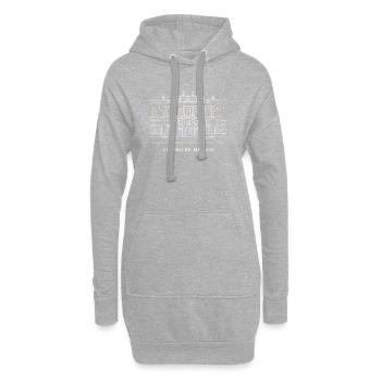 Mexico, Musée d’art, Dessin à la main - Sweat-shirt à capuche long Femme - gris chiné - Devant