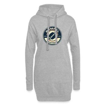 Rumpelfootball Centerpiece - Hoodie-Kleid - Grau meliert - Vorne