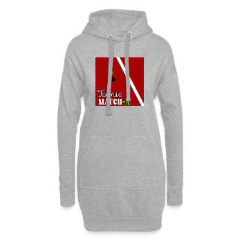 TENNISPLATZ TENNIS MATCH MATCHA - Hoodie-Kleid - Grau meliert - Vorne