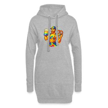 pride bavarian - Hoodie-Kleid - Grau meliert - Vorne