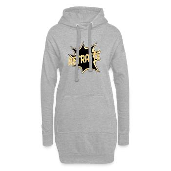 CADEAUX DE RETRAITE 2026 - ADIEU RETRAITÉ - Sweat-shirt à capuche long Femme - gris chiné - Devant