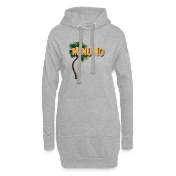 Minusio Teasin - Hoodie-Kleid - Grau meliert - Vorne