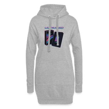 Ultra SD - Hoodie-Kleid - Grau meliert - Vorne