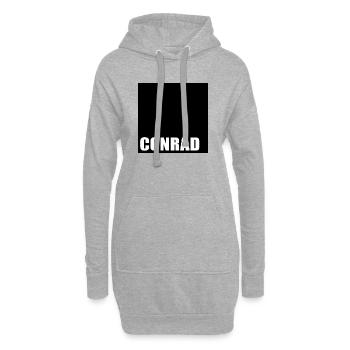 JUNGE VORNAME CONRAD - Hoodie-Kleid - Grau meliert - Vorne