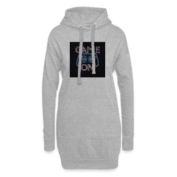 Neon Gaming Controller Design - Hoodie-Kleid - Grau meliert - Vorne