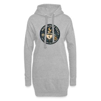 Dreamlight Brew Co | Hot Brews for Dreamers - Hoodie-Kleid - Grau meliert - Vorne