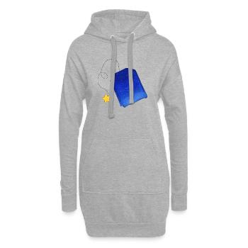 Vincent van Goghs Tee - Hoodie-Kleid - Grau meliert - Vorne