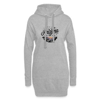 Arizona - Souvenir USA State Design - Sweat-shirt à capuche long Femme - gris chiné - Devant