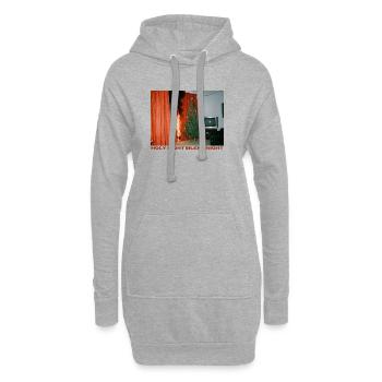 Chaotisches Weihnachtsfest - Hoodie-Kleid - Grau meliert - Vorne