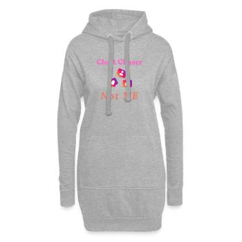 T-shirt de conception de médias sociaux à la poursuite de l’influence - Sweat-shirt à capuche long Femme - gris chiné - Devant