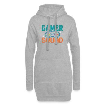 GAMER-Kader - Hoodie-Kleid - Grau meliert - Vorne