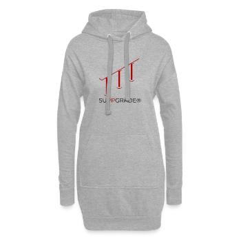 SUPPGRADE - Hoodie-Kleid - Grau meliert - Vorne