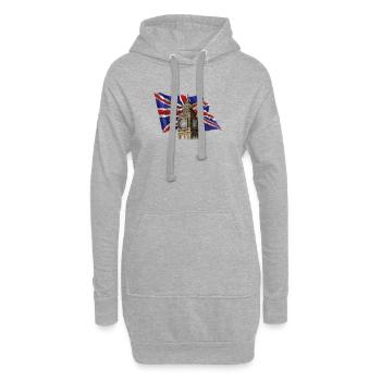 Big Ben - Hoodie-Kleid - Grau meliert - Vorne
