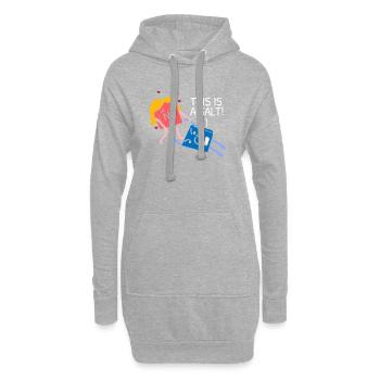 Chimie Chimiste Professeur de chimie Dire science - Sweat-shirt à capuche long Femme - gris chiné - Devant