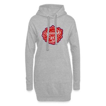 Apres Ski Crew - Hoodie-Kleid - Grau meliert - Vorne