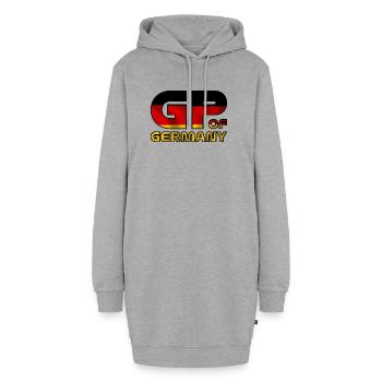 germany_gp - Sweat-shirt à capuche long Femme - gris chiné - Devant