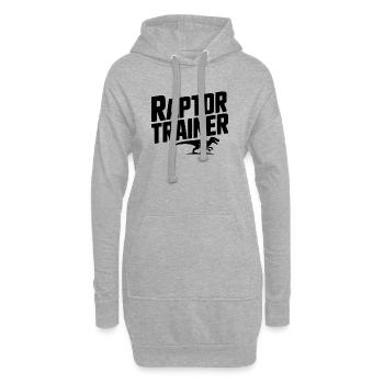 Entraîneur Raptor - Sweat-shirt à capuche long Femme - gris chiné - Devant