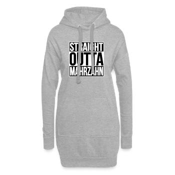 TOUT DROIT SORTI DE BERLIN MAHRZAHN - Sweat-shirt à capuche long Femme - gris chiné - Devant
