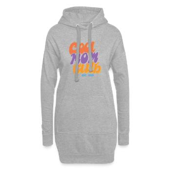 Coole Mama Club 2025 - Cool Mom Club 2025 - Hoodie-Kleid - Grau meliert - Vorne