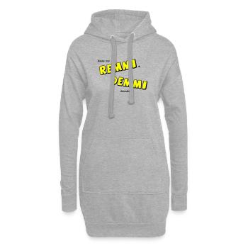 Remmi Demmi - Hoodie-Kleid - Grau meliert - Vorne
