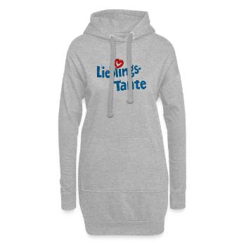 Favori - Tante - Sweat-shirt à capuche long Femme - gris chiné - Devant