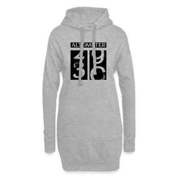 30. Geburtstag 30er dreißig jahre geschenk - Hoodie-Kleid - Grau meliert - Vorne