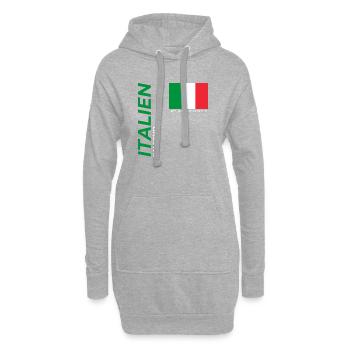 Palermo - Hoodie-Kleid - Grau meliert - Vorne