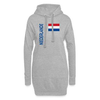 Gouda - Hoodie-Kleid - Grau meliert - Vorne
