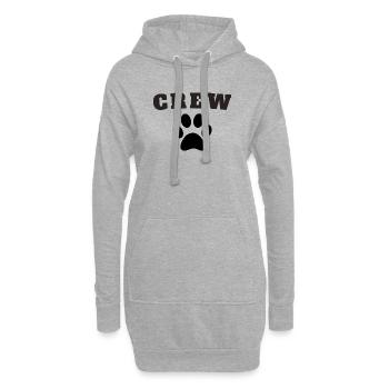 Crew Dog - Hoodie-Kleid - Grau meliert - Vorne