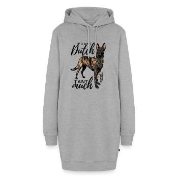 Dutchie - Chien de berger néerlandais - Sweat-shirt à capuche long Femme - gris chiné - Devant