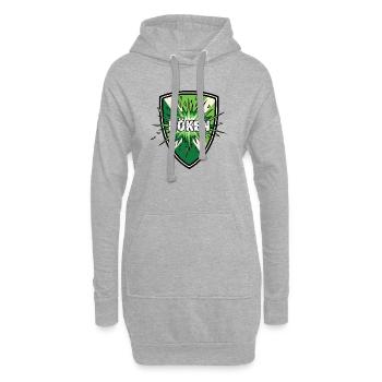 Drapeau Höken Achterhoek - Sweat-shirt à capuche long Femme - gris chiné - Devant