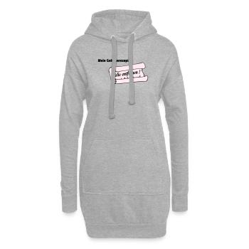 Geheimrezept - Hoodie-Kleid - Grau meliert - Vorne