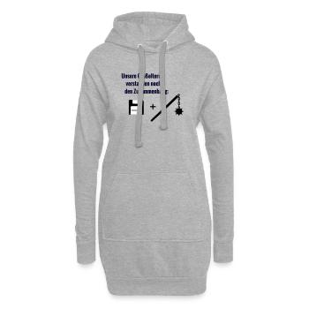 Zusammenhang - Hoodie-Kleid - Grau meliert - Vorne