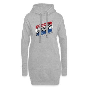 Berger hollandais - Dutchie - Sweat-shirt à capuche long Femme - gris chiné - Devant